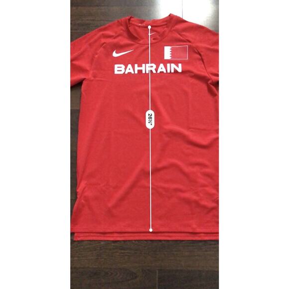 Nike Pro Elite Team Issued Bahrain Track & Field Running Shirt CI6365-657 Sz S - Picture 6 of 8